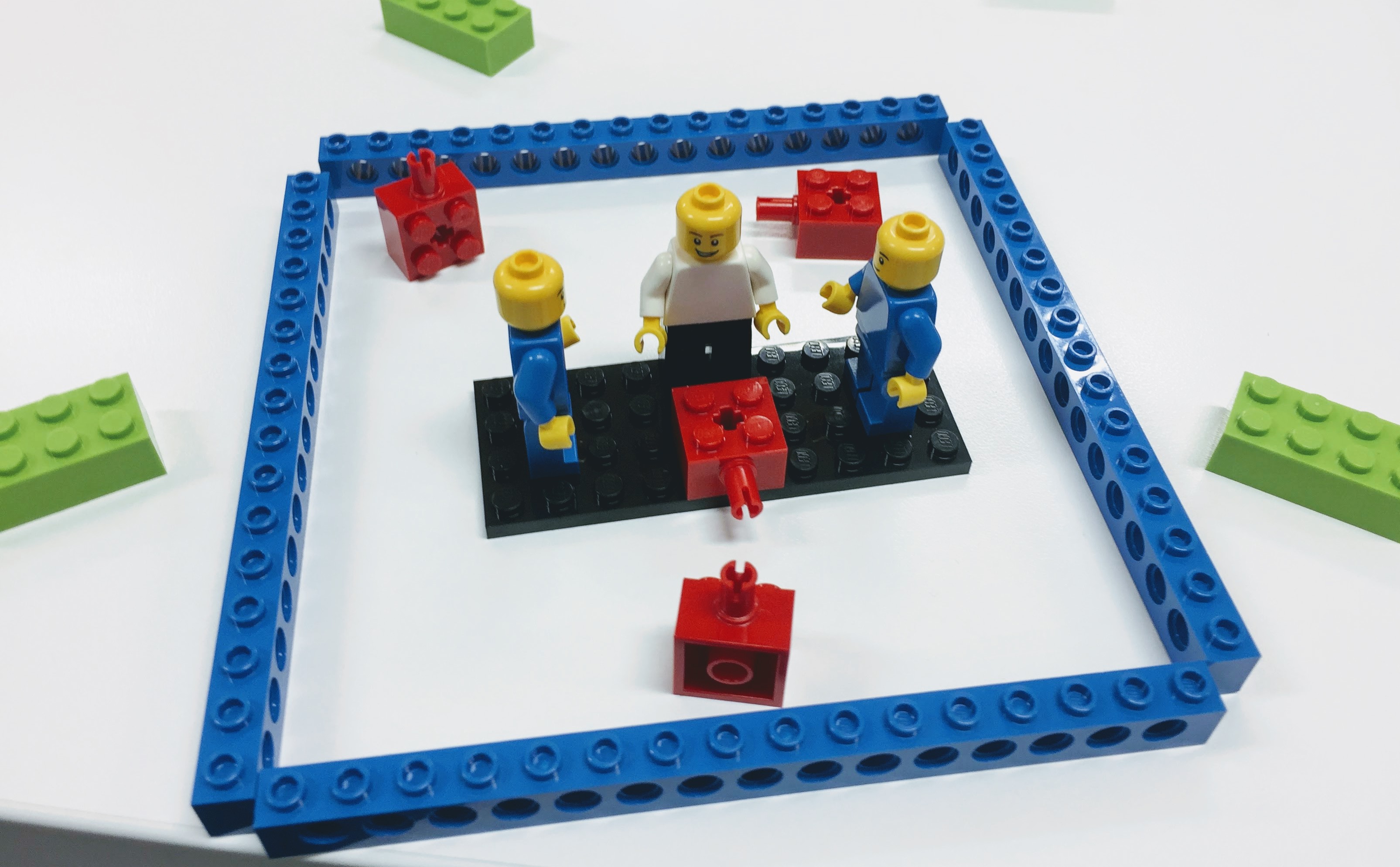 LEGO Serious Play Model – Supporting one another in a safe environment