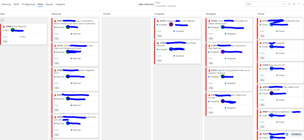 PI Planning with 10 teams