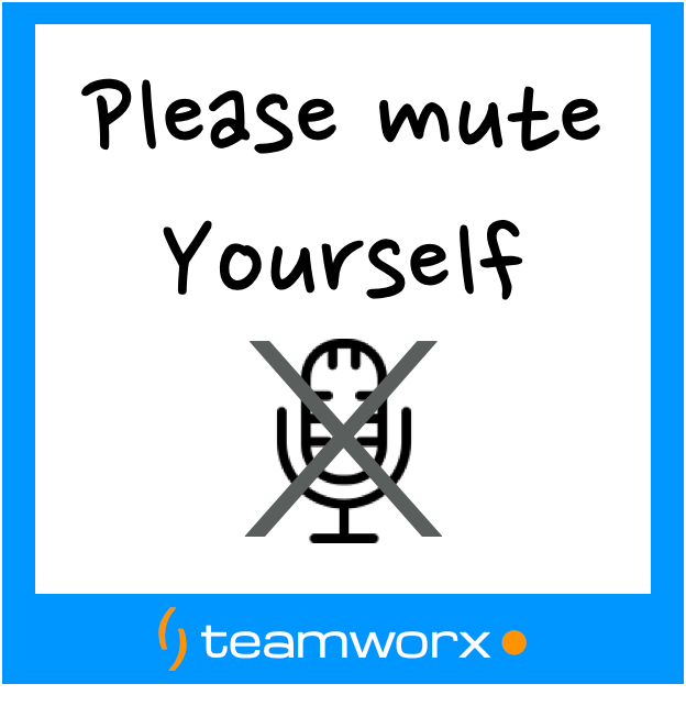 Please mute yourself