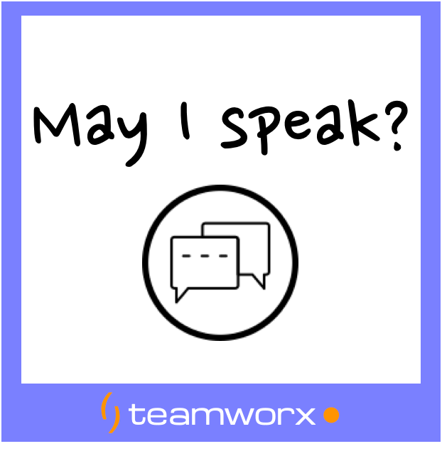 May I speak