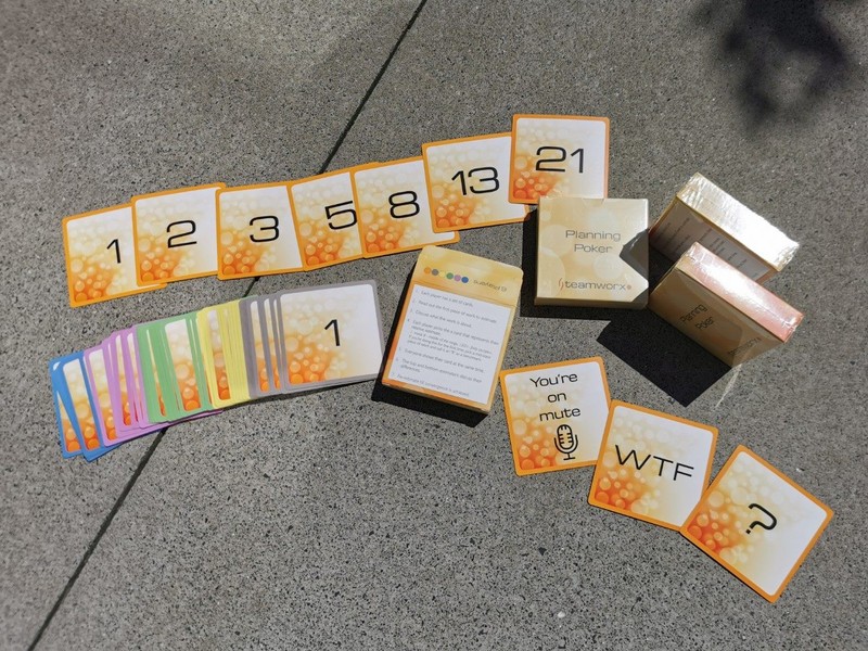 Agile Estimation Planning Poker Cards by Teamworx