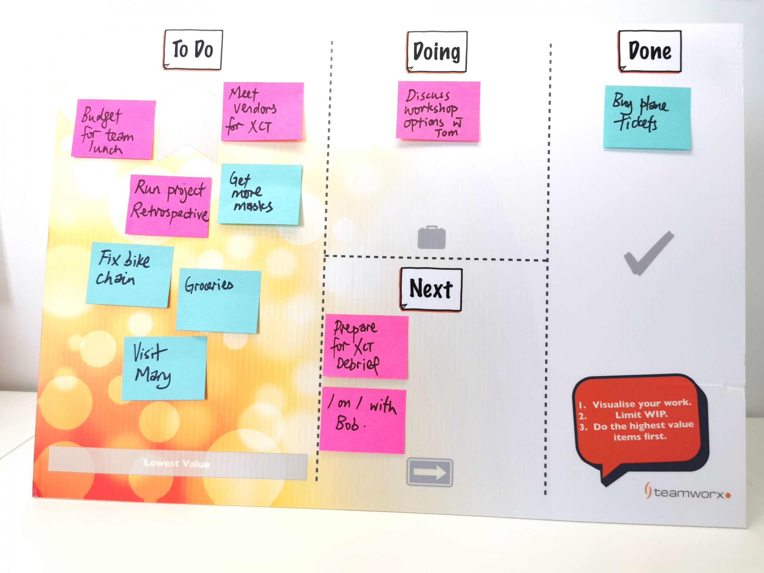 A3 Kanban Desktop Organiser by Teamworx